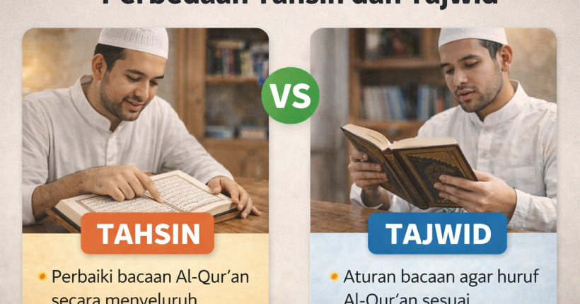 perbedaan tahsin dan tajwid